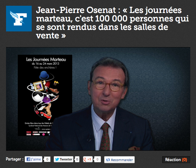 Jean Pierre Osenat présente les Journées Marteau 2013 Symev